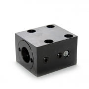 Clamping block 1 for round nut - Ball screw Ø16mm/ Ø20mm/ Ø25mm (Foot mounting)