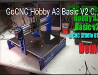 GoCNC Хобби A3 Basic V2 Маршрутизатор CNC Fräsmaschine Portalfräsmaschine Portalfräse Graviermaschine
